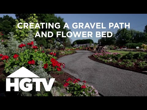 DIY Gravel Path & Flower Bed | Gardening Tips | HGTV
