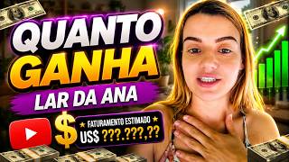 QUANTO GANHA O CANAL LAR DA ANA | GANHOS REAIS 2026