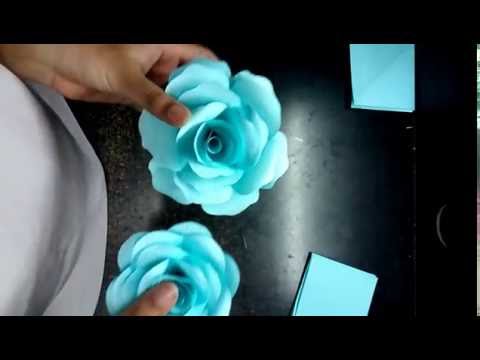DIY How to make realistic and easy paper roses (complete tutorial)