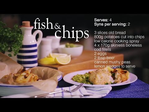 Slimming World fish and chips recipe - 2 Syns