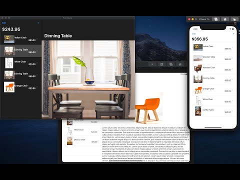 Using List with SwiftUI - Furniture Shop App Part 1