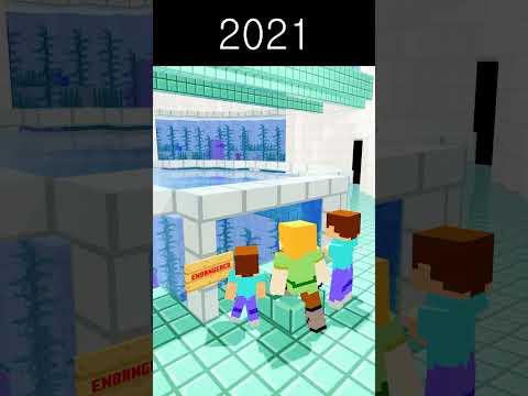 Evolution of Axolotl - Minecraft Animation