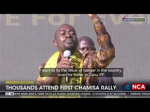 Zimbabwe Elections Thousands attend first Chamisa rally