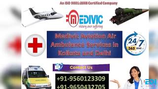 Get Urgent ICU Evacuation Air Ambulance Services in Kolkata by Medivic