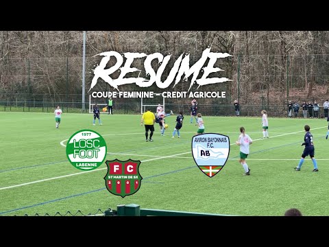 RESUME COUPE FEMININE ENT. ST MARTIN DE SX 0-2 AVIRON BAYONNAIS FC (08/01/2023)