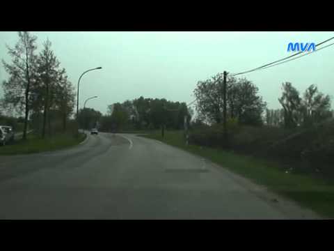 Fahrt von Stralsund zur A20 Richtung Kreuz Uckermark