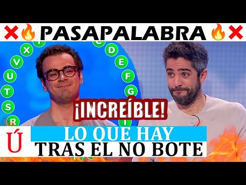 ¡Muy fuerte! Lo que se esconde tras el bote fallido de Pablo en Pasapalabra que Antena 3 celebra