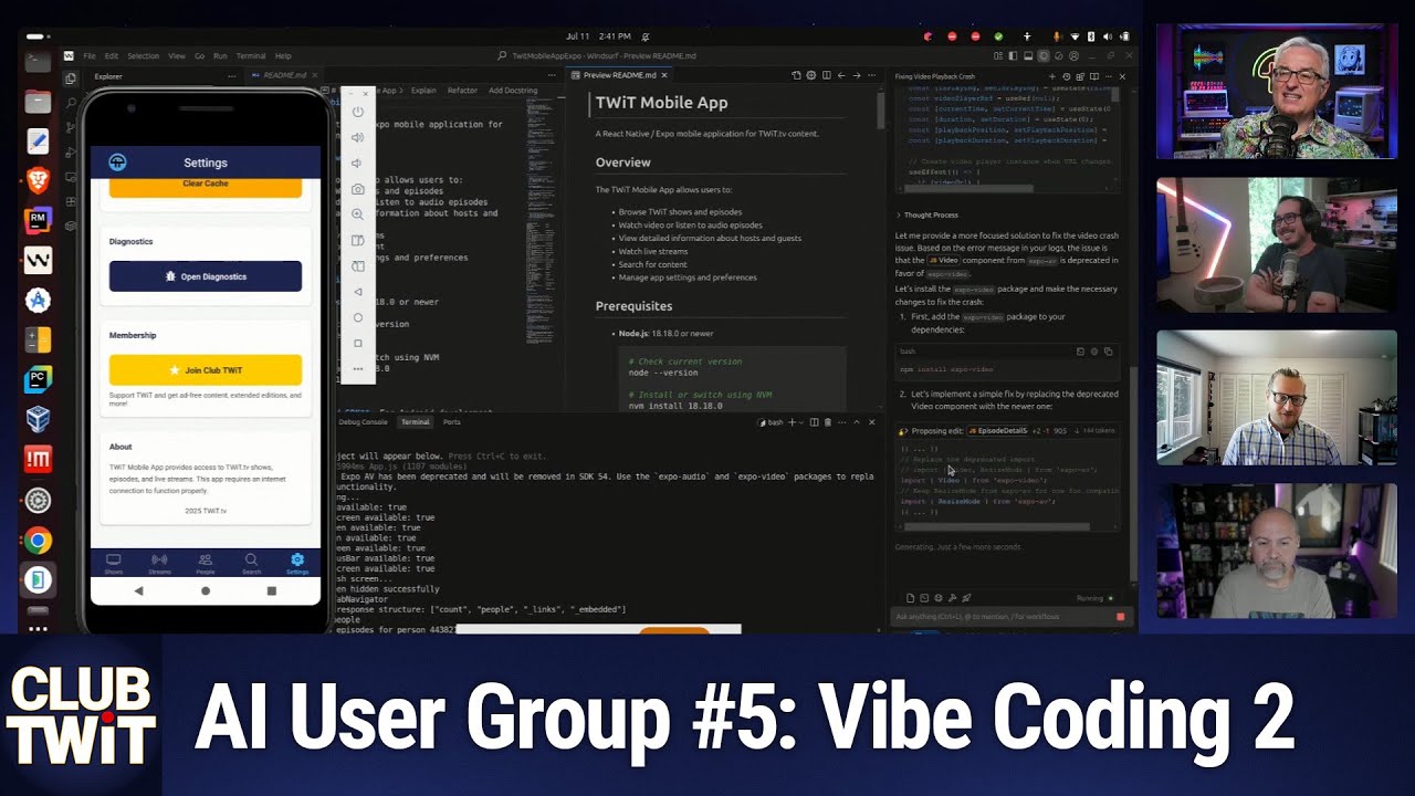 Club TWiT: AI User Group #5 - Vibe Coding to the App Store