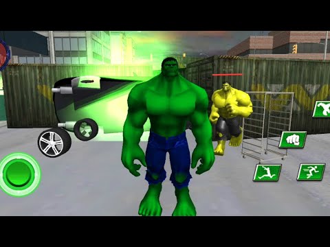 Monster Hulk Simulator 3d - Incredible Green Monster Vs Yellow Monster Vs Spider Vs Captain Hero