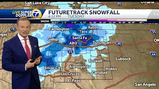 Cold & strong storm hits on New Year's Day