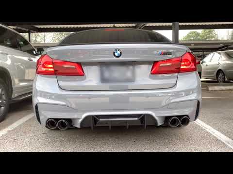 F90 M5 w/ Akrapovic Exhust (start-up in SPORT+ mode)