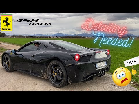 FERRARI 458 Italia, LA RINASCITA! Full Detailing Car, Nanotech e Interni 💥