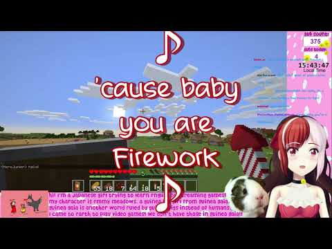 Emmy Meadows VTuber - Emmy flies with an Elytra for the first time in Minecraft