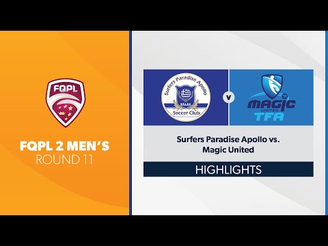 FQPL 2 Men's R11 - Surfers Paradise Apollo vs. Magic United Highlights