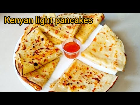 With Only Few Ingredients Kenyan Light Pancakes||Easy Pancakes recipe #pancakes #crepe #breakfast