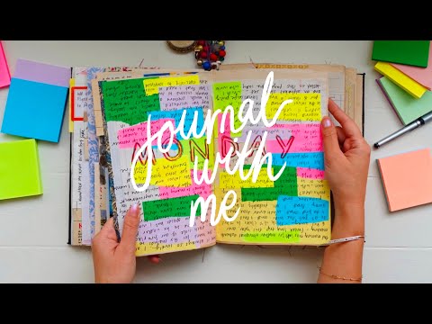 junk journal with me  process video ideas tips