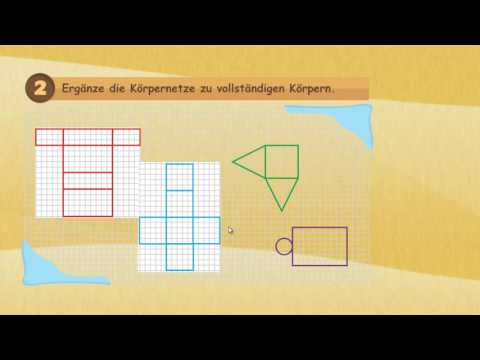 Geometrie - Körper und Körpernetze - Würfel, Quader, Pyramide, Kegel, Zylinder ★ Mathematik Klasse 3