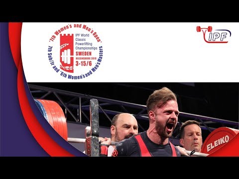 Men Jr, 93 kg - World Classic Powerlifting Championships 2019