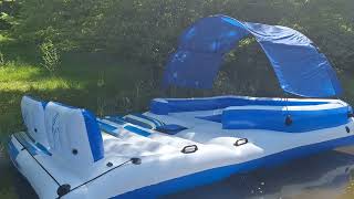 bestway badeinsel hydro force