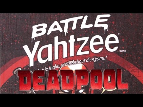 Battle Yahtzee Deadpool from USAopoly