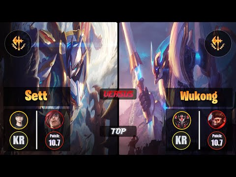 Roach SETT (Top) [Conqueror] VS WUKONG - Grandmaster KR Patch 10.7