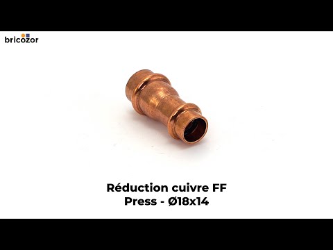 Réduction cuivre FF à sertir - différents diamètres - Press CONEX BANNINGER