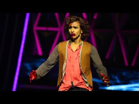 D4 Junior Vs Senior l Shashikumar's 'bhooth' performance I Mazhavil Manorama