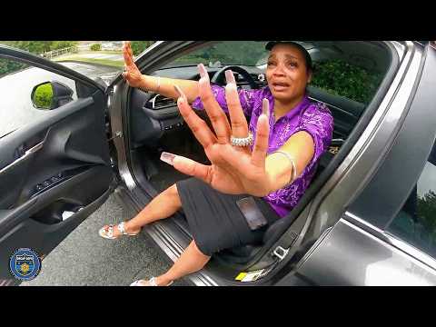 Karen’s Road Rage Turns Traffic Stop Into Chaos | Karens Getting Arrested By Police