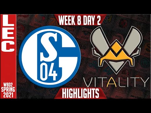 S04 vs VIT Highlights | LEC Spring 2021 W8D2 | Schalke 04 vs Team Vitality