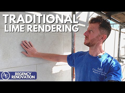 TRADITIONAL LIME RENDERING | Regency Renovation #7 | Build with A&E