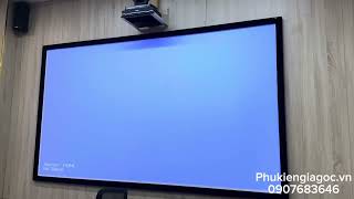 Màn chiếu treo tường khung lắp ráp gấp gọn tỷ lệ 16:9 kích thước 84inch 100inch 120inch