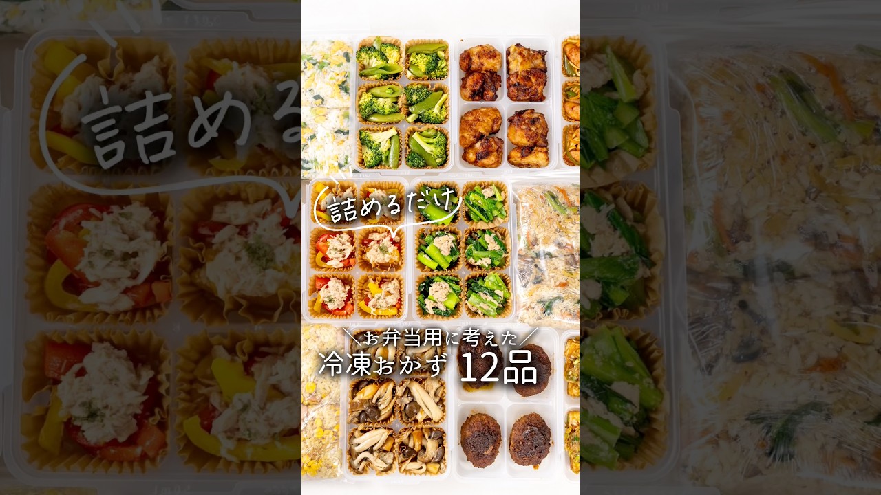"ついでに作る"弁当用冷凍おかず12品