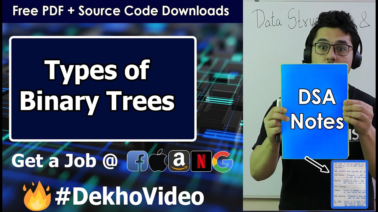 Video thumbnail for Types of Binary Trees