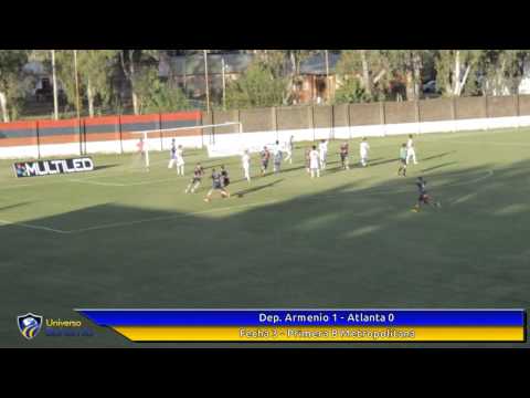 Dep. Armenio 1  - Atlanta 0 / Fecha 3 - Primera B Metropolitana