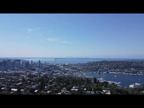 Flying around Seattle