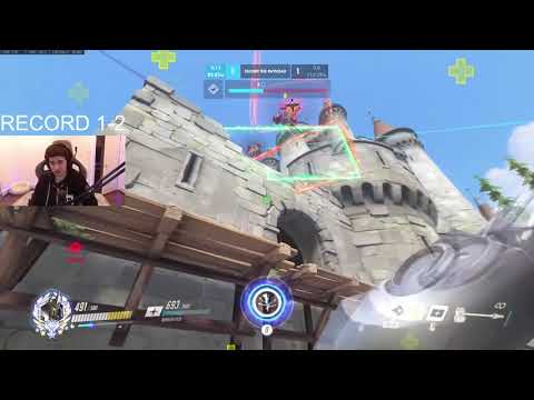 SUPER INSANE REINHARDT GAMEPLAY OVERWATCH SEASON 32 TOP 500