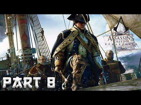 ASSASSIN'S CREED 3 REMASTERED Walkthrough Gameplay Part 8  - AQUILA (AC3)