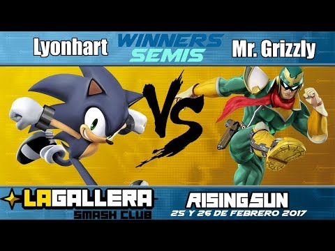 Rising Sun 2017 - Lyonhart (Sonic) vs Mr. Grizzly (Captain Falcon) - Winners Semis【S4】