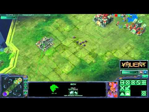 Starcraft 2 | Defending the Zergling rush as Terran by Valient :: part 1/2