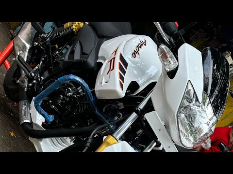 APACHE RTR 180cc [OLD MODEL 2011] FULL PAINTING WORK COMPLETED | JKS BIKES | #painting #apache #rtr