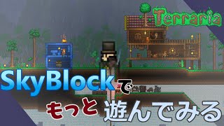 【テラリア】SkyBlockで初のボス戦に挑む！【Terraria】【配信】