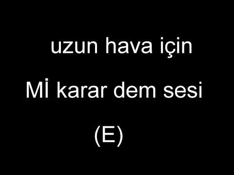 "Mi" karar dem sesi,(uzun havalar için)