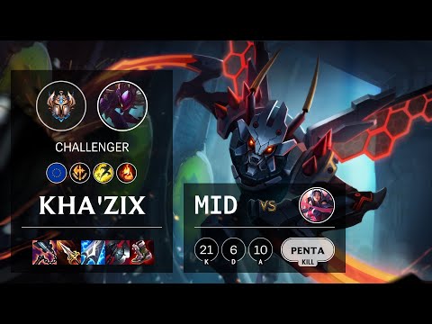 Kha'Zix Mid vs Irelia - EUW Challenger Patch 11.11