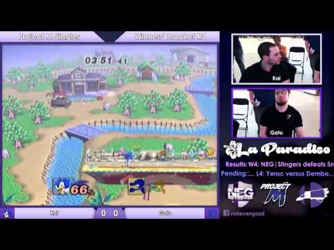 [La Paradiso] PM Winners' R3 - Kai (Sonic) vs Gato (Mr. Game & Watch)