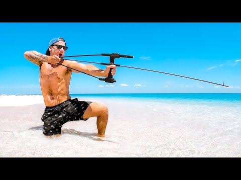 , title : 'Island Survival With Underwater Bow And Arrow'