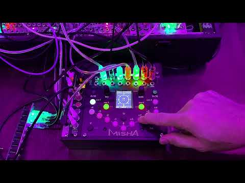 Using Eventide's Misha Interval-based Eurorack module as a Rhythmic Sequencer