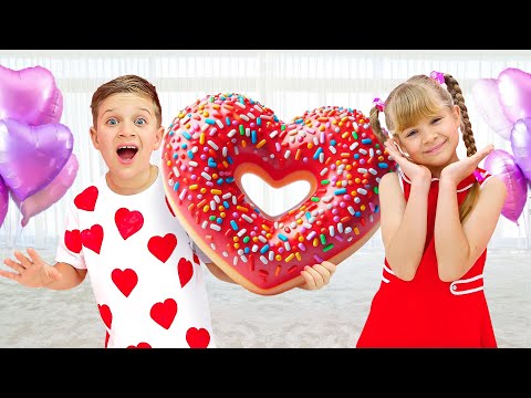 Alles Gute zum Valentinstag! 💕 Geschichten für Kinder mit Diana und Roma
