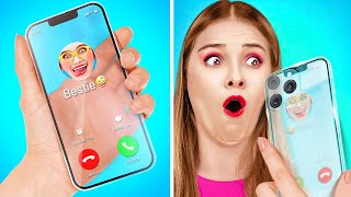 FUN PHONE DIY PROJECTS || Homemade Ideas And Hacks By 123 GO!GOLD