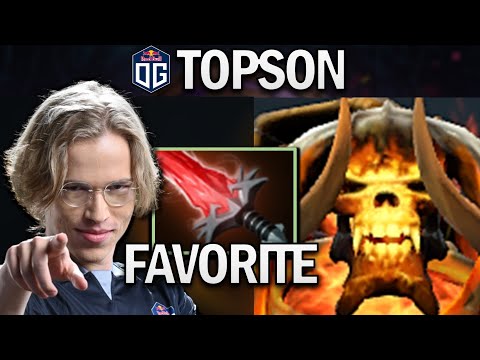 OG.TOPSON CLINKZ WITH HIS FAVORITE ITEM - DOTA 2 7.24 GAMEPLAY