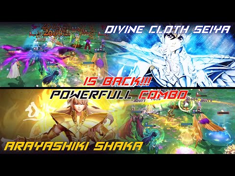 Saint Seiya Awakening - Divine Cloth Seiya, Arayashiki Shaka Is Back!! | It's So Powerfull Combo!!